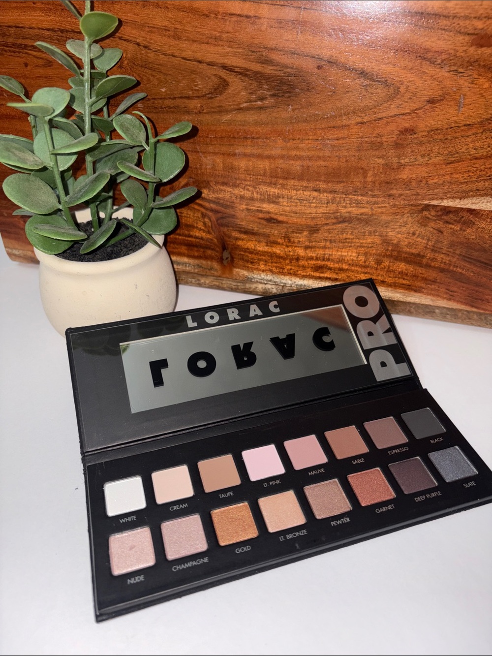 LORAC PRO Eyeshadow Palette — Pink, Taupe, Gold & Cream Shades